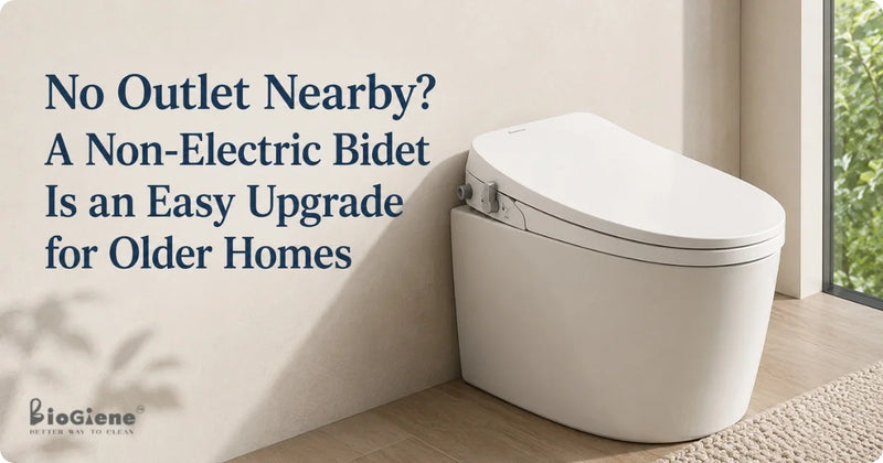 No Outlet Nearby? A Non-Electric Bidet Is an Easy Upgrade for Older Homes