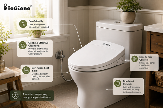 No Outlet Nearby? A Non-Electric Bidet Is an Easy Upgrade for Older Homes