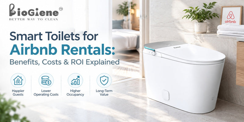 Smart toilets for Airbnb