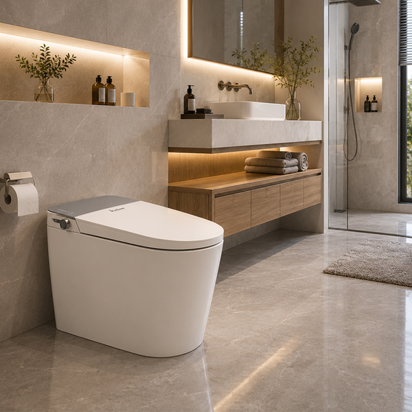 BioGiene BG1900AF Smart Toilet, Auto Open and ADA Height