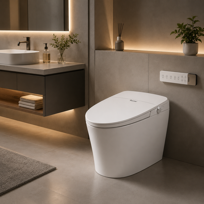 BioGiene BG1910UAF Smart Toilet, Auto Foam and Kick Sensor