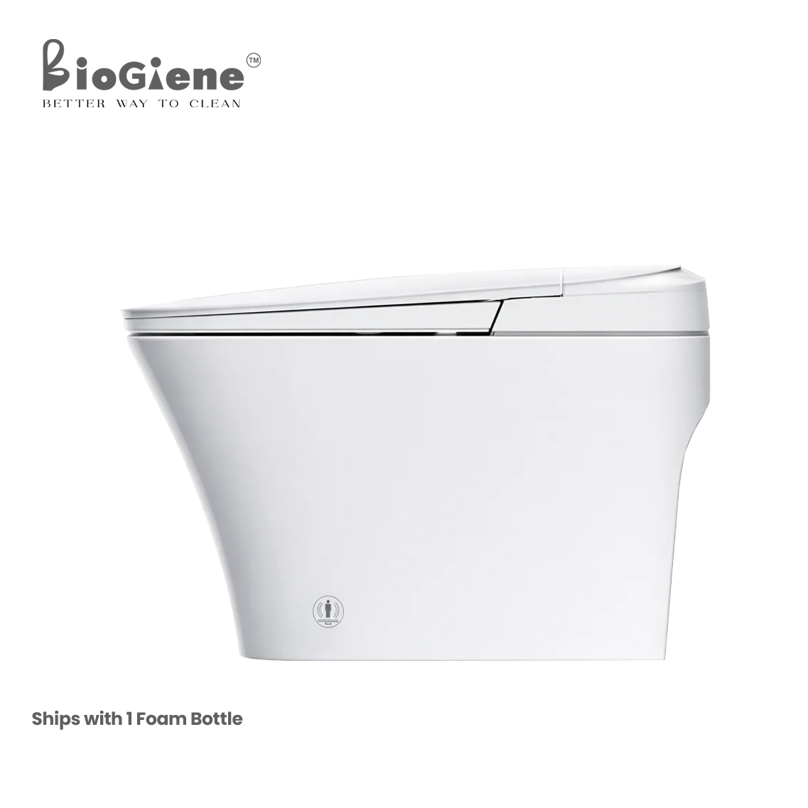 BioGiene BG1910UAF Smart Toilet, Auto Foam and Kick Sensor