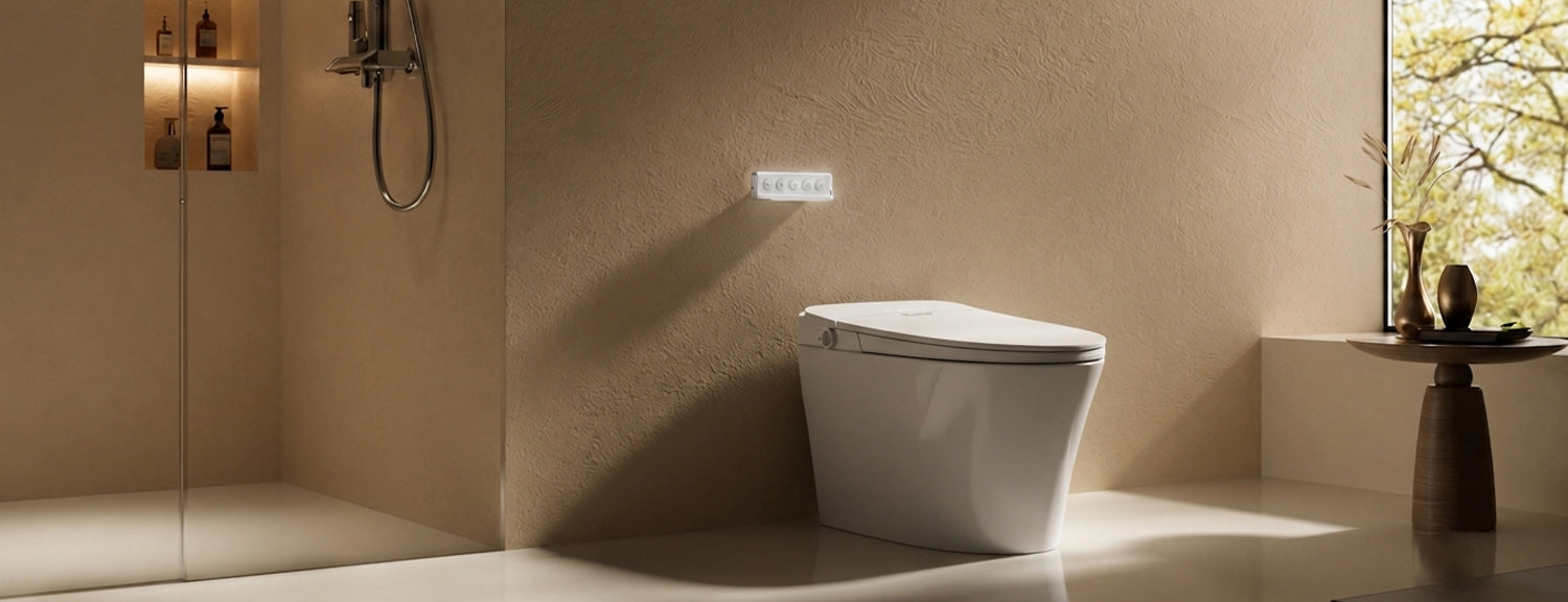 smart toilet bathroom
